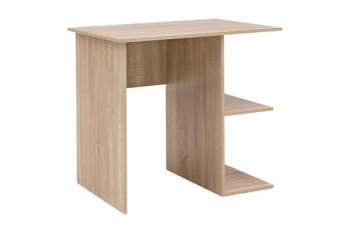 NAHRGANG Skrivbord 82 cm med Förvaring Hyllor Natur - Möbler - Hemmakontor - Skrivbord