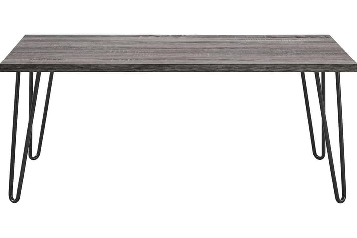 OWEN Soffbord 107 cm Grå/Svart - Dorel Home - Möbler - Vardagsrum - Soffbord & vardagsrumsbord - Soffbord