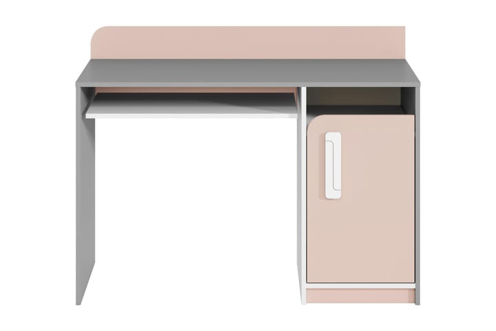 PEWDI Skrivbord 91 cm Grå/Puderrosa/Vit - Möbler - Bord