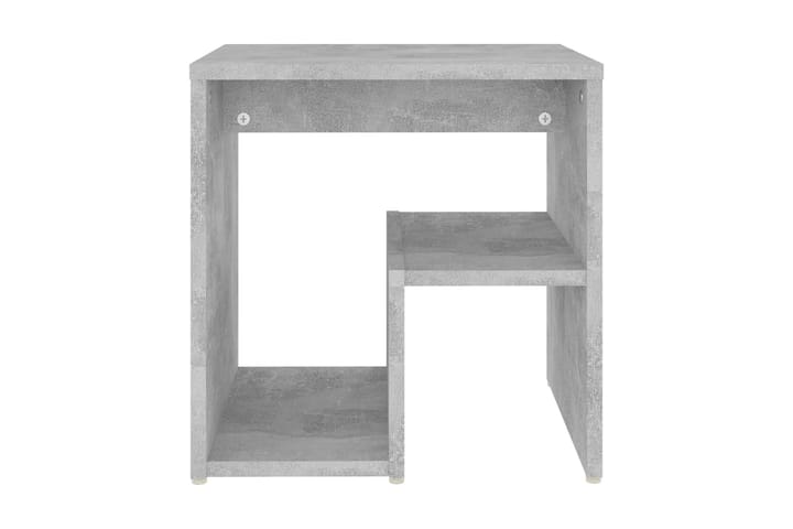 Sängbord 2 st betonggrå 40x30x40 cm spånskiva - Grå - Möbler - Sovrum - Sängbord
