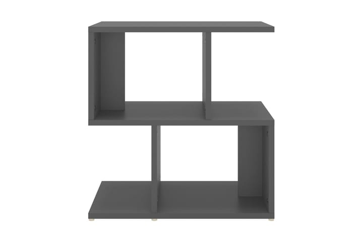 Sängbord 2 st grå 50x30x51,5 cm spånskiva