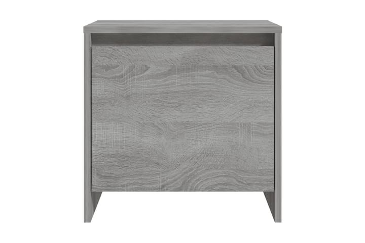 Sängbord grå sonoma 45x34x44,5 cm spånskiva