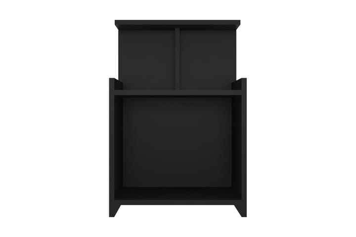 Sängbord svart 40x35x60 cm spånskiva - Svart - Möbler - Bord