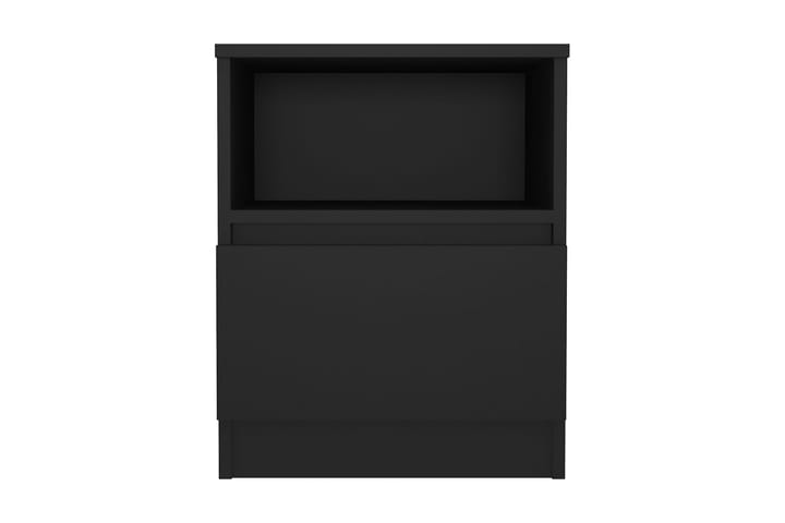 Sängbord svart 40x40x50 cm spånskiva