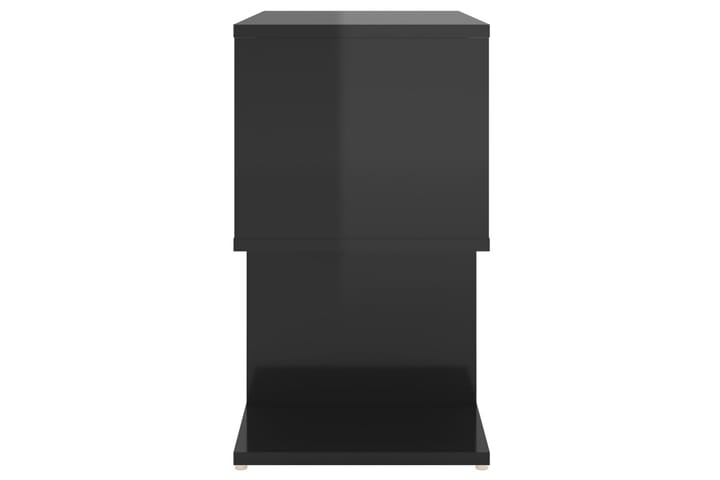Sidoskåp svart högglans 50x30x51,5 cm spånskiva - Svart - Möbler - Bord