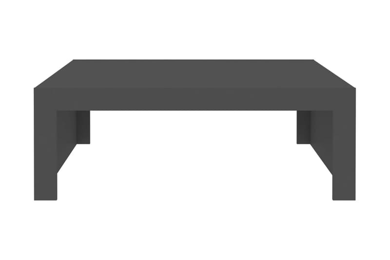 Soffbord grå 100x100x35 cm spånskiva