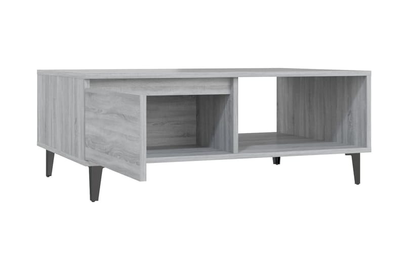Soffbord grå sonoma 90x60x35 cm spånskiva - Grå - Möbler - Bord