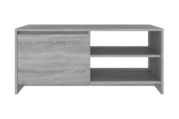 Soffbord grå sonoma-ek 102x50x45 cm konstruerat trä - Grå - Möbler - Bord