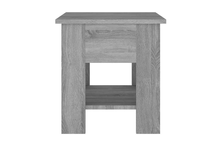 Soffbord grå sonoma-ek 40x40x42 cm konstruerat trä