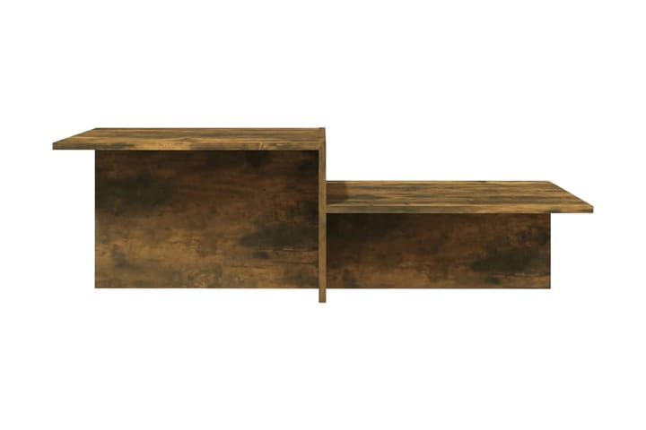 Soffbord rökfärgad ek 111,5x50x33 cm konstruerat trä
