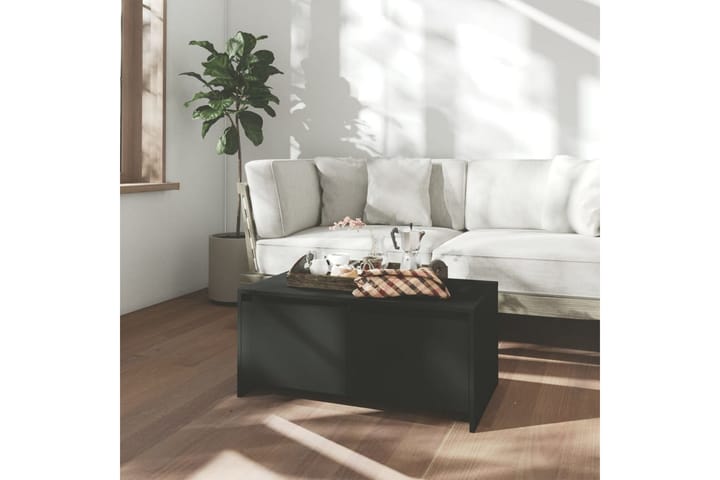 Soffbord svart 90x50x41,5 cm spånskiva