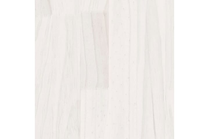 Soffbord vit 110x50x33,5 cm massiv furu - Vit - Möbler - Bord