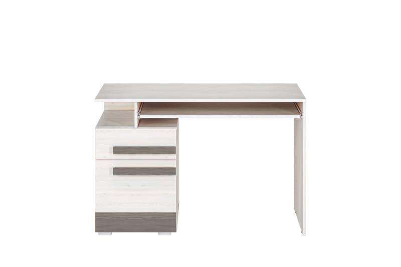 UMARA Skrivbord 78 cm Gråbrun/Vit Natur - Möbler - Bord