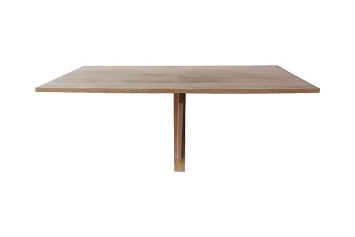 Väggmonterat klaffbord 100x60 cm ek - Brun - Möbler - Matplats - Klaffbord