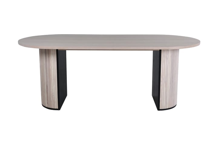ABIANC Matbord 200 cm Ovalt Beige - Möbler - Matplats - Matbord & köksbord