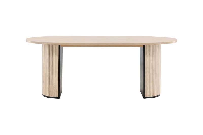 ABIANC Matbord 200 cm Ovalt Beige - Möbler - Matplats - Matbord & köksbord