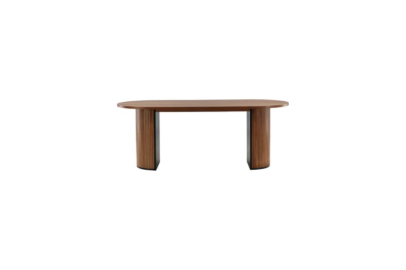 ABIANC Matbord 200 cm Ovalt Valnötsbrun - Möbler - Matplats - Matbord & köksbord