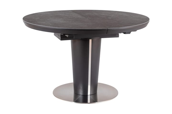 ATANDO Förlängningsbart Matbord 120 cm Runt Keramik/Grå - Möbler - Matplats - Matbord & köksbord