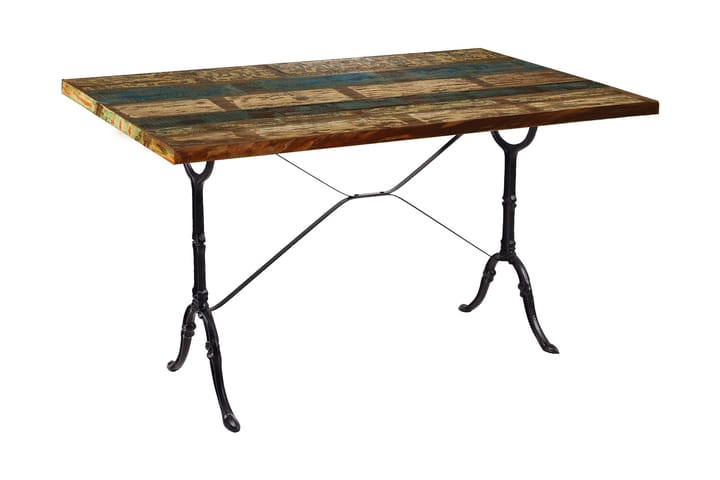 BAMRA Matbord 120 cm Återvunnet Trä/Svart - Möbler - Matplats - Matbord & köksbord