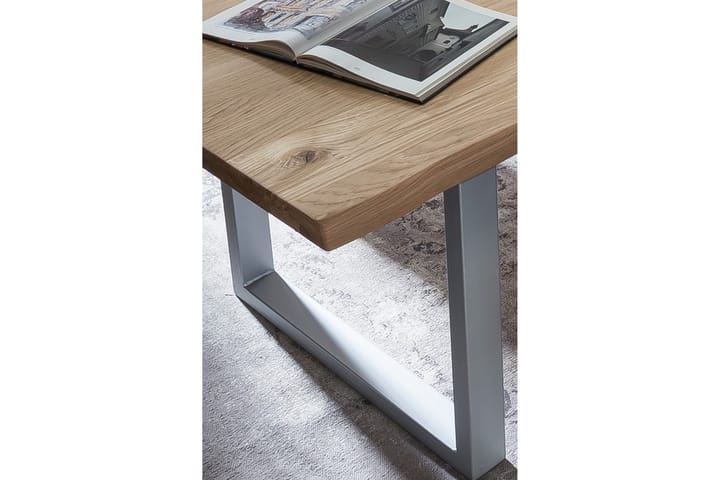 BAMRA Matbord 120 cm Ek/Silver - Möbler - Matplats - Matbord & köksbord