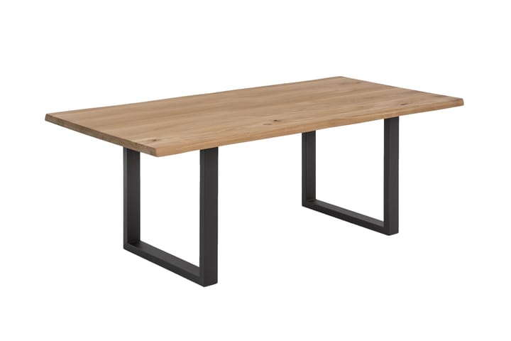 BAMRA Matbord 120 cm Ek/Svart - Möbler - Matplats - Matbord & köksbord
