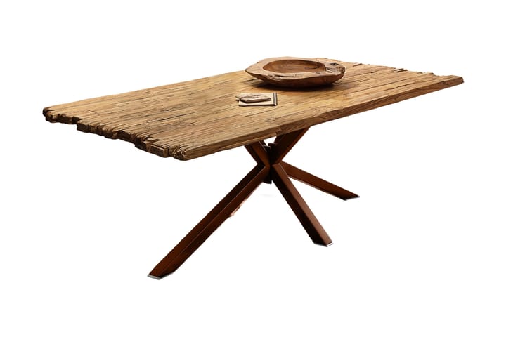 BAMRA Matbord 160x90 cm Återvunnen Teak/Brun - Möbler - Matplats - Matbord & köksbord