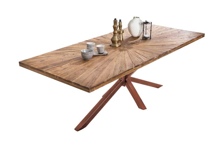 BAMRA Matbord 200x100 cm Teak/Brun - Möbler - Matplats - Matbord & köksbord