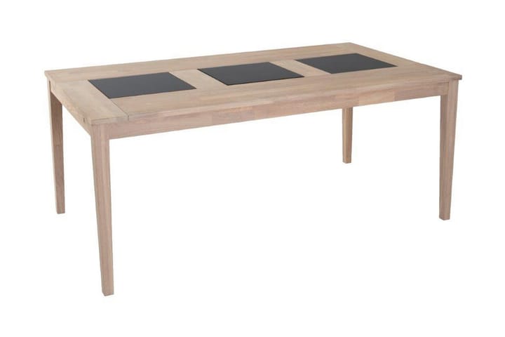 BERKEN Matbord 180 cm Granit Svart - Möbler - Matplats - Matbord & köksbord