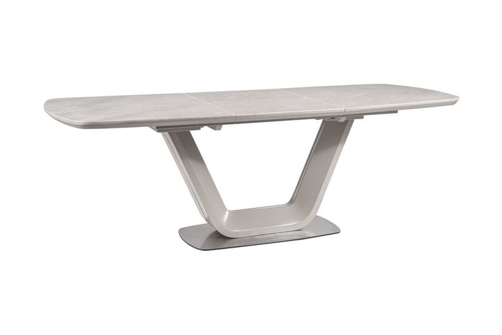 BETHAL Förlängningsbart Matbord 160 cm Keramik/Grå - Möbler - Matplats - Matbord & köksbord
