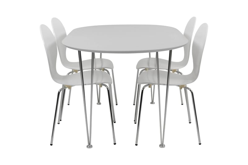CHANCE Matbord Oval 150 cm Ljusgrå - Möbler - Matplats - Matbord & köksbord