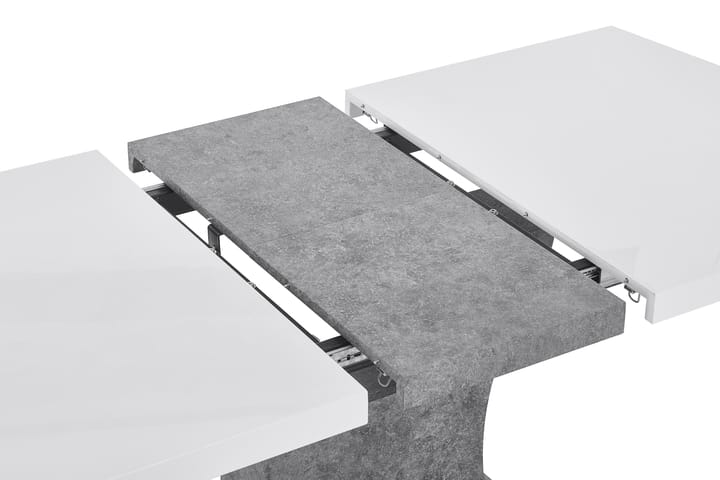 ELLA Förlängningsbart Matbord 140 Vit/Grå - Möbler - Matplats - Matbord & köksbord