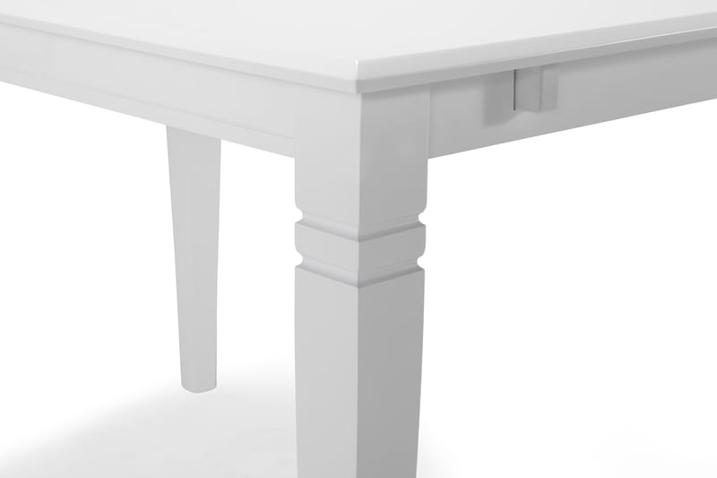 HAILEY Förlängningsbart Matbord 120 Vit - Möbler - Matplats - Matbord & köksbord