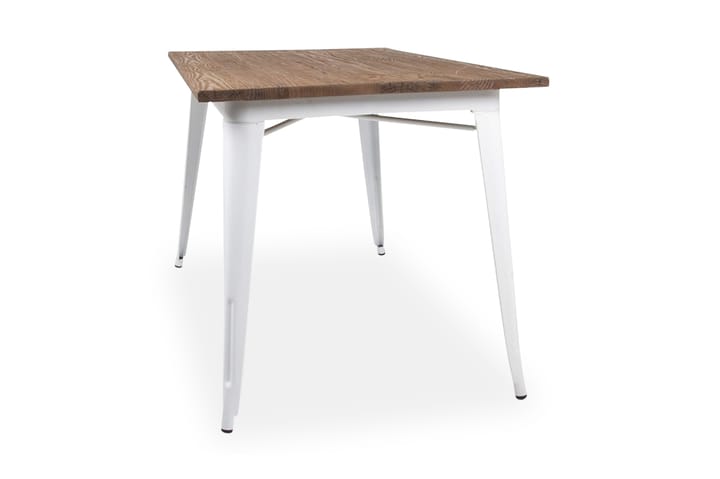 HEMAVAN Matbord 120 cm Vit/Brun - Möbler - Matplats - Matbord & köksbord