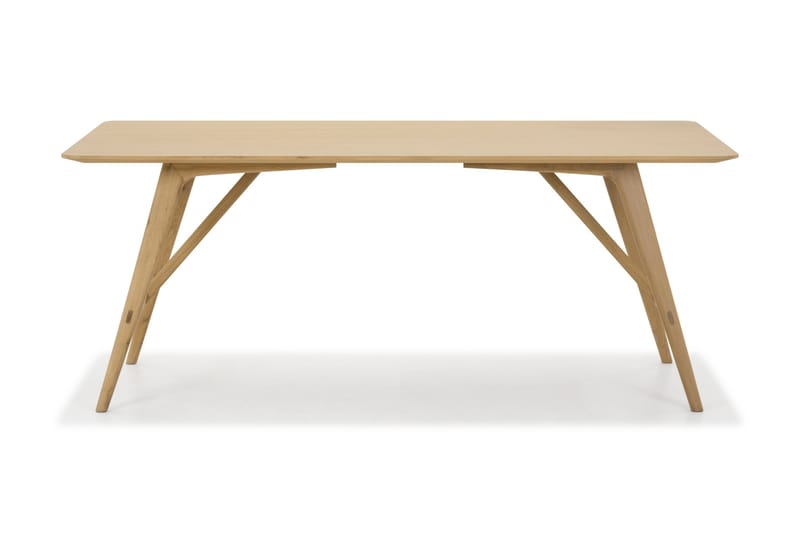 HULSIG Matbord 140 cm Massiv Ek Brun - Möbler - Matplats - Matbord & köksbord