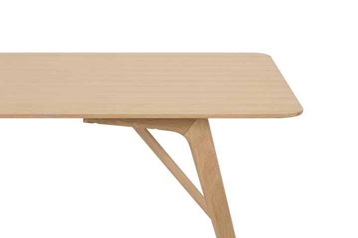 HULSIG Matbord 140 cm Massiv Ek Brun - Möbler - Matplats - Matbord & köksbord