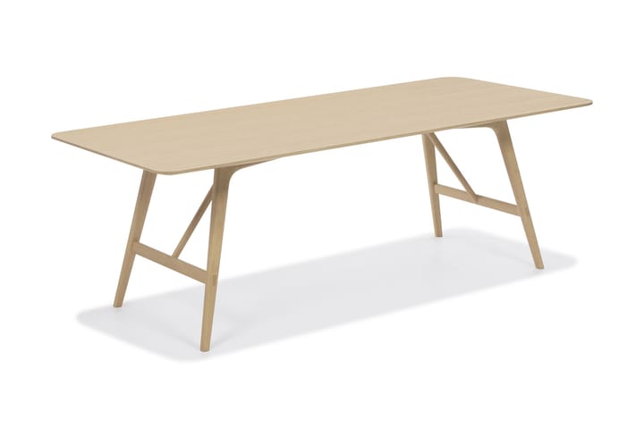 HULSIG Matbord 180 cm Massiv Ek Brun - Möbler - Matplats - Matbord & köksbord