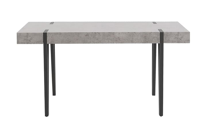 ILLICK Matbord 150 cm Grå/Svart - Möbler - Matplats - Matbord & köksbord
