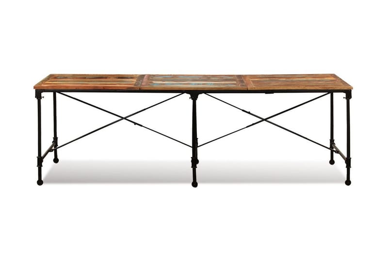 Matbord i massivt återvunnet trä 240 cm - Brun - Möbler - Matplats - Matbord & köksbord