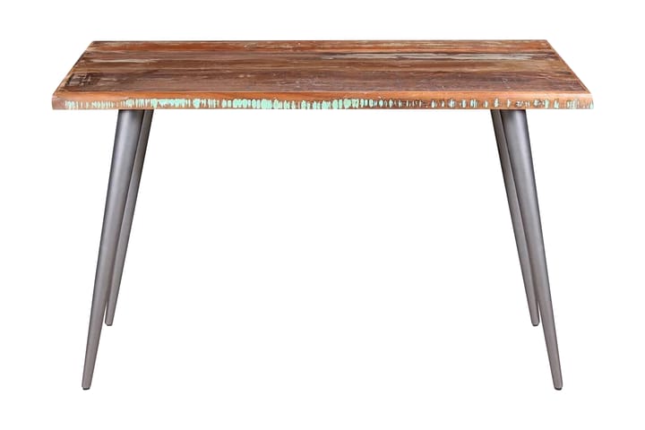 Matbord massivt återvunnet trä 120x60x76 cm - Flerfärgad - Möbler - Matplats - Matbord & köksbord