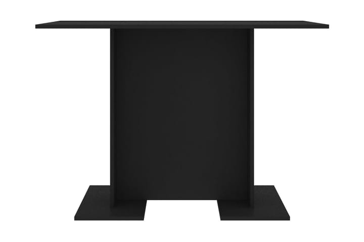 Matbord svart 110x60x75 cm spånskiva