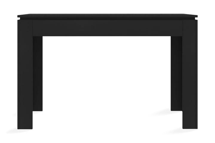 Matbord svart 120x60x76 cm spånskiva