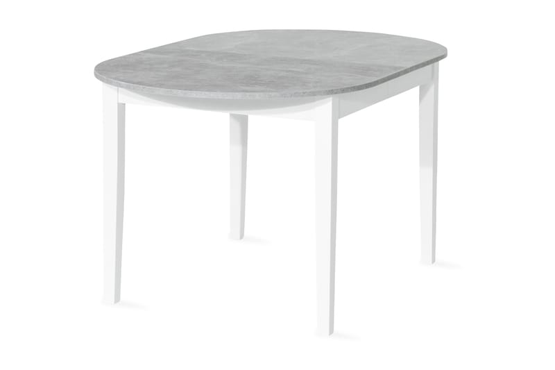 MORGAN t Matbord 150 Oval Vit/Grå - Möbler - Matplats - Matbord & köksbord