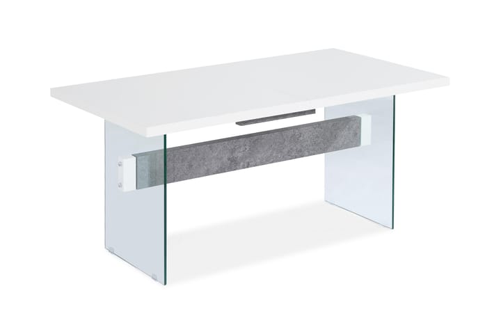 OBSYR Förlängningsbart Matbord 200 cm Vit - Möbler - Matplats - Matbord & köksbord