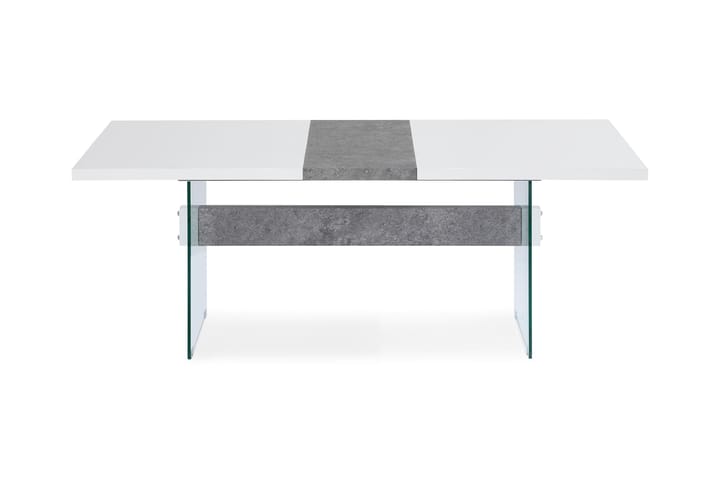 OBSYR Förlängningsbart Matbord 200 cm Vit - Möbler - Matplats - Matbord & köksbord
