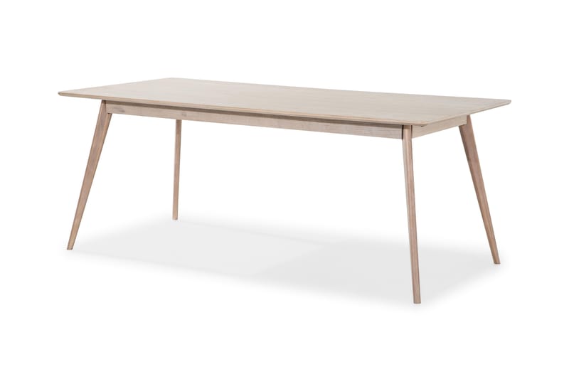 REFRESH Förlängningsbart Matbord 190 Vitpigmenterad Ek - Möbler - Matplats - Matbord & köksbord