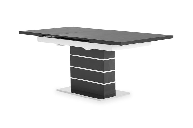 SUNNE Förlängningsbart Matbord 140 Svart/Vit - Möbler - Matplats - Matbord & köksbord