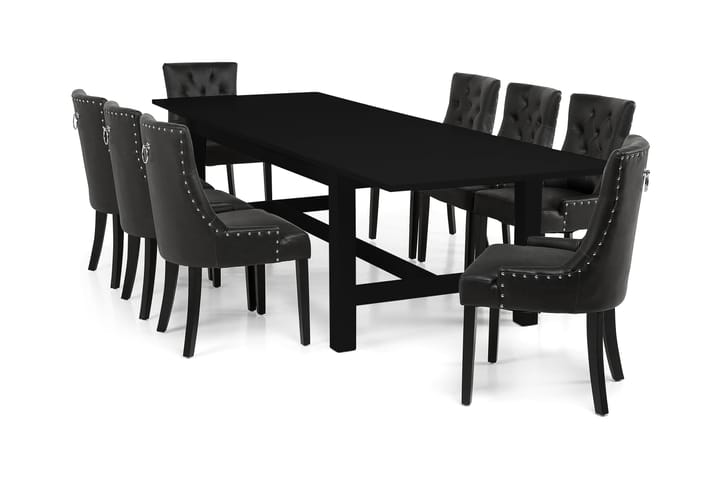 ALLIE Matgrupp + 8 CARMINE Fåtöljer - Möbler - Matplats - Matgrupp & matbord med stolar