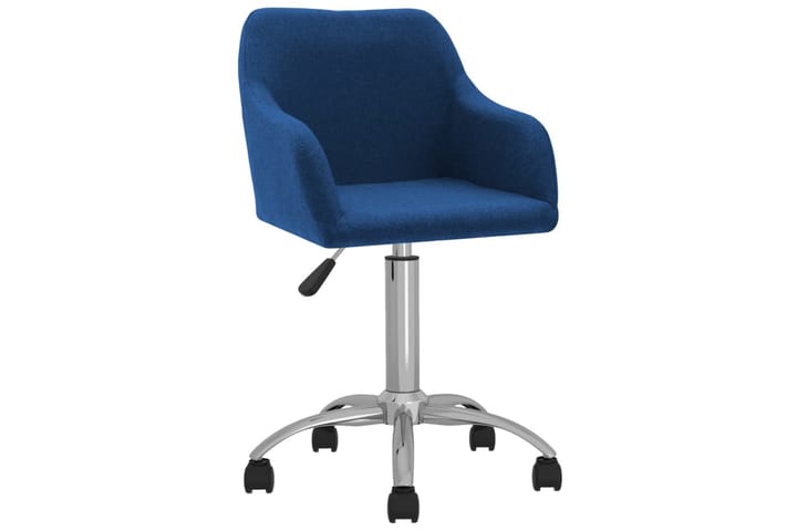 Snurrbar kontorsstol blå tyg - Blå - Möbler - Hemmakontor - Kontorsstol