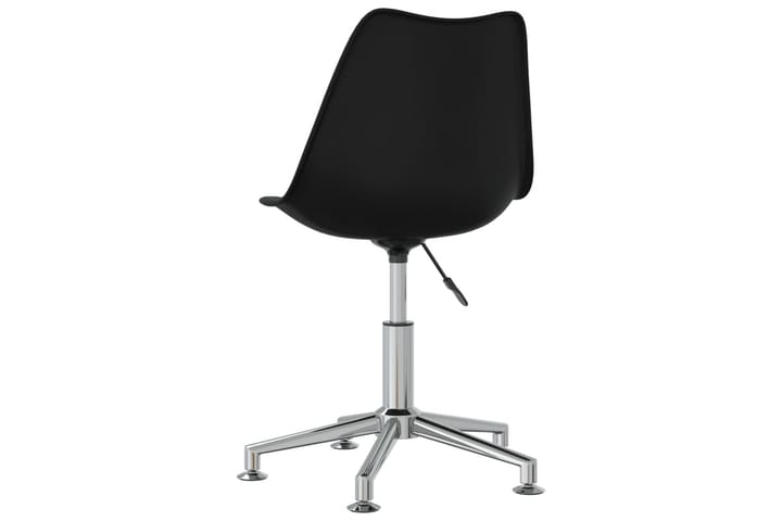 Snurrbar kontorsstol svart konstläder - Svart - Möbler - Hemmakontor - Kontorsstol