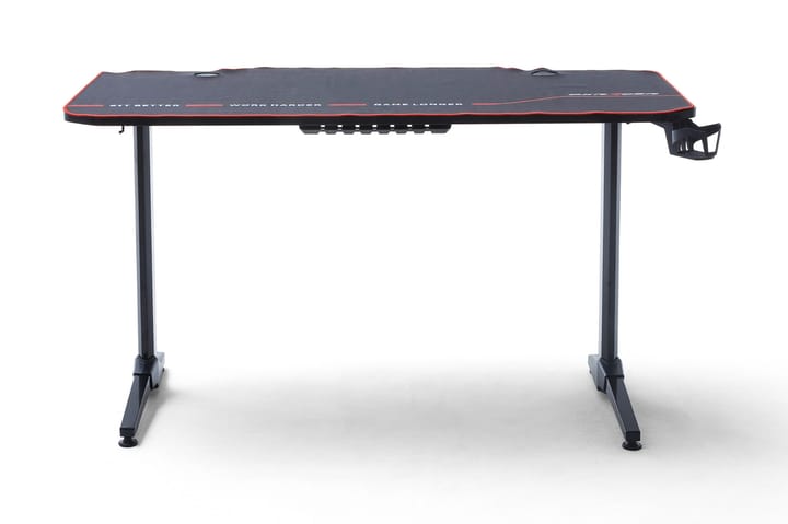 CATTESHALL 2 Gaming Skrivbord 140 cm Svart - Möbler - Hemmakontor - Skrivbord